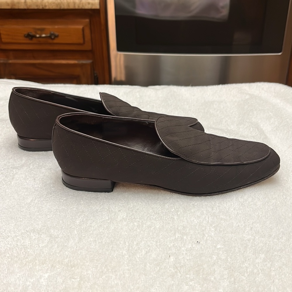 Vintage Talbots Brown Quilted Talbots Loafers. Dark Brown. Size 9M. - Picture 10 of 12
